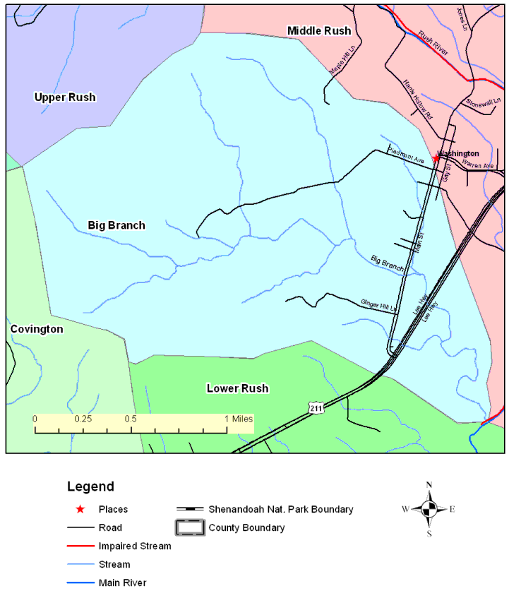 Big Branch, Overview Map